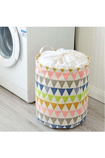 Primo Plus Multicolour dirty clothes storage basket