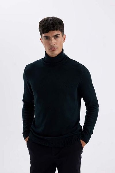 DeFacto Men's Black Pullover - Model R1124Az