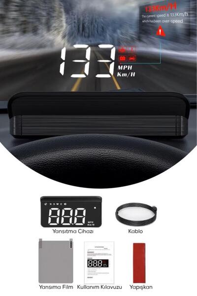 DEMPOWER Cama Yansıtmalı Şık Hız Göstergesi
