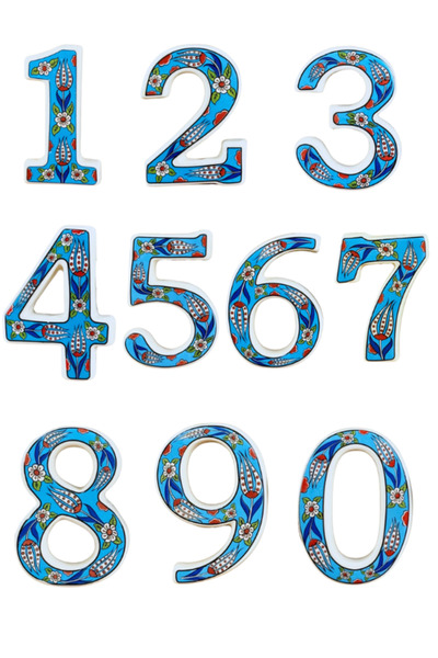 DeepCraft Best Quality Πόρτα με μοτίβο κεραμικής τουλίπας DeepCraft - Χειροποίητη, με επιλογές χρώματος 06