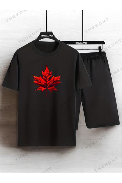 THEKONT Printed 012 Unisex Shorts-Tshirt Suit