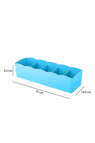 HOMİNG 5 Compartment Socks Organizer Drawer Organizer