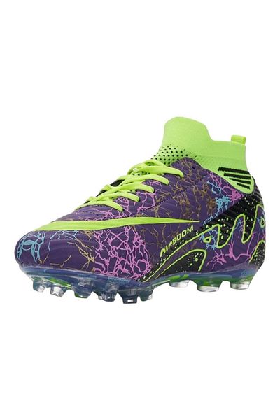 Nilo Giyim ve Ayakkabi Ankle High Top Unisex Football Boots with Socks