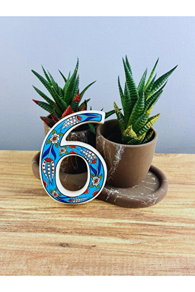 DeepCraft Best Quality Πόρτα με μοτίβο κεραμικής τουλίπας DeepCraft - Χειροποίητη, με επιλογές χρώματος 06