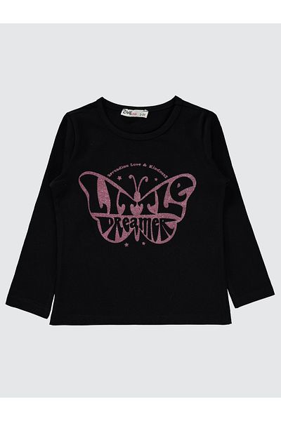 Civil Girls 2-5 Years Old Girl's Black Sweatshirt