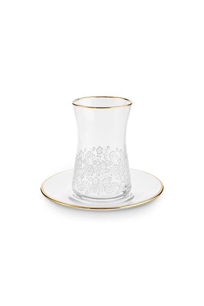 Karaca Brugge Gold Tee-Set für 6 Personen, 12 Teilig