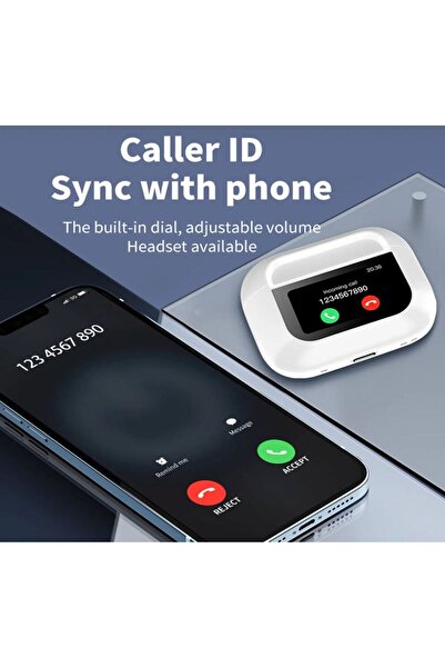 Genel Markalar Air Pro 2 Dokunmatik Ekranlı Bluetooth Kulaklık İos Android Tüm Telefonlara Uyumlu