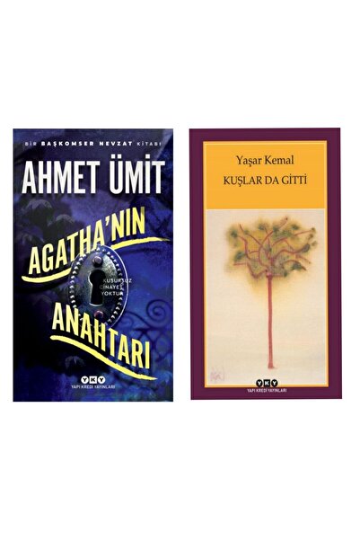 Yapı Kredi Yayınları Agatha’nın Anahtarı - Ahmet Ümit Kuşlar da Gitti - Yaşar...