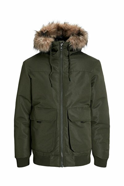 Jack & Jones Jack&Jones Erkek Mont Jjconstruct Faux Bomber 8409