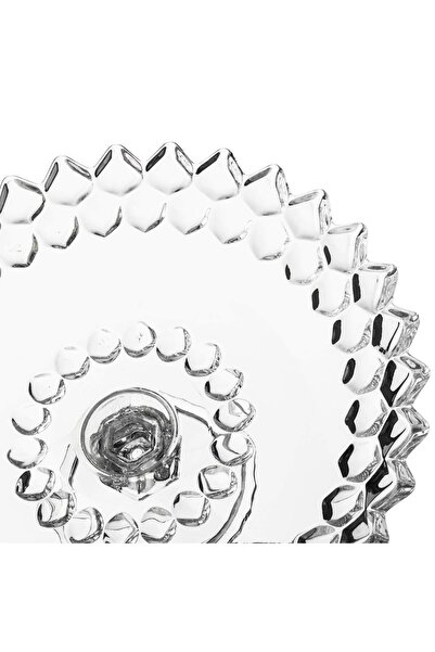 Elegant Glass serving dish with base