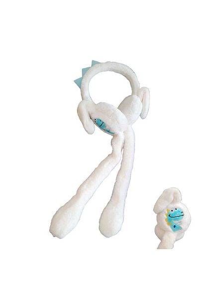 Aware Time Children's Plush Figured Movable Ear Movable Sound Winter Earmuff