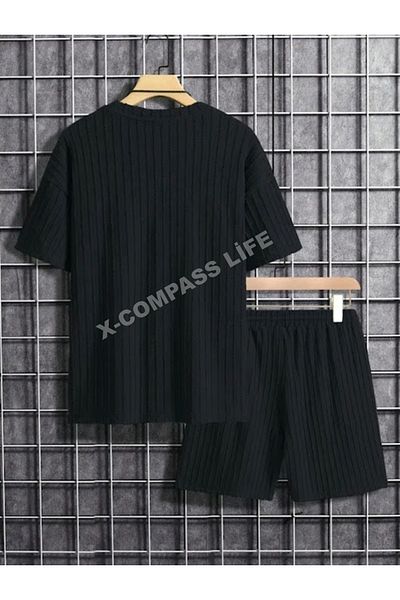 x-compass life Σετ μπλουζάκι και σορτς Unisex Oversize Caterpillar - Γυναικείο/Ανδρικό
