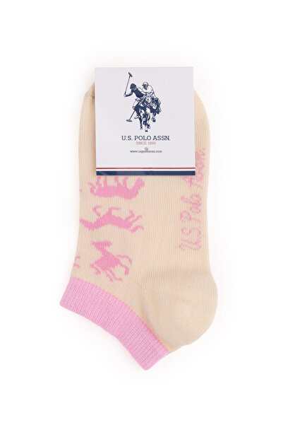 U.S. Polo Assn. Kız Çocuk 2'li Patik Çorap 50299019-VR071