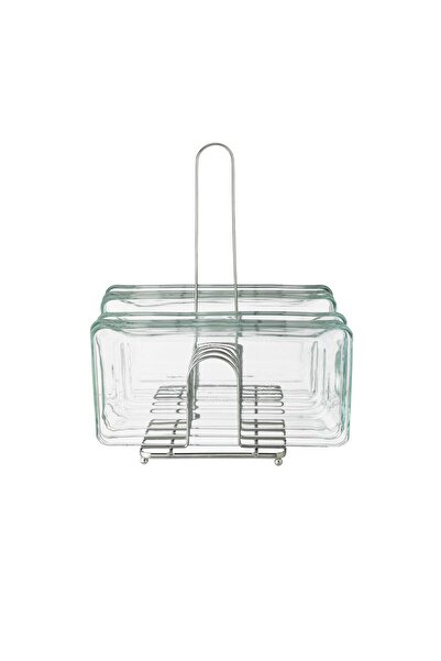 Dania A set of serving dishes with a stand