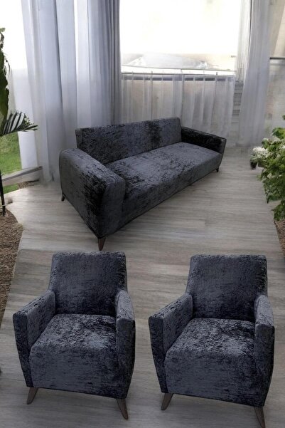 MADAME BELLA Husă de canapea din catifea flexibilă și lavabilă - 3+1+1 Husă rezistentă la pete și fără decolorare