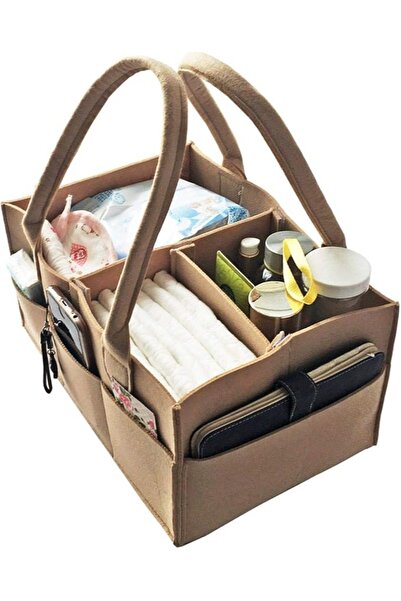 Primo Plus Multi-Purpose Diaper Storage Tote Bag - Beige