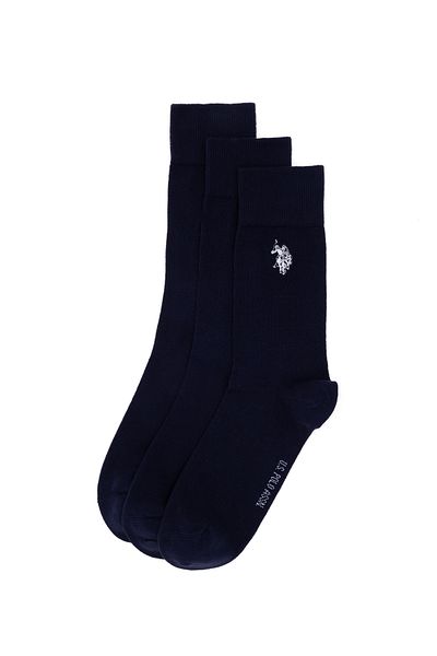 U.S. Polo Assn. Men's Navy Blue Socks 50299037 -Vr033