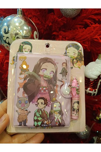 Happystore Μίνι σετ anime χαρακτήρων μίνι σετ μολυβιού και σημειωματάριου