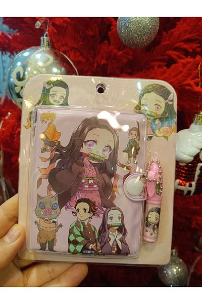 Happystore Μίνι σετ anime χαρακτήρων μίνι σετ μολυβιού και σημειωματάριου