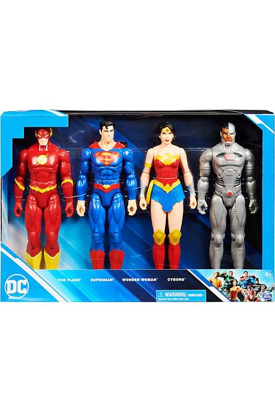 Spin Masters DC Universe Basic Figure 12inch 4-pack 6063843