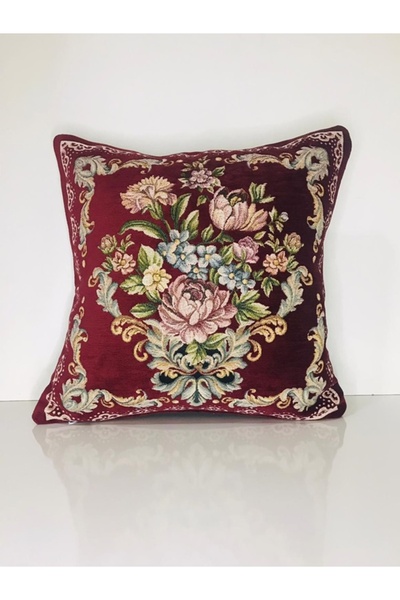 Yeshome Collection ST-125 ŞÖNİLLİ GOBLEN 45X45 KIRLENT KILIFI