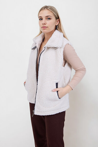 Vitrin Шкіряний жилет з хутром