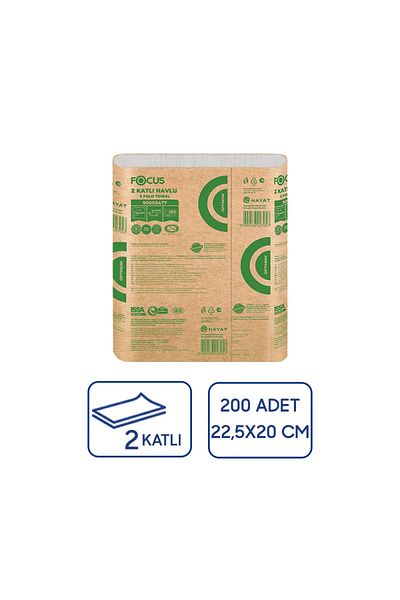 Focus Optimum Z-Fold Paper Towel 22.5X20Cm 200X12 50005477