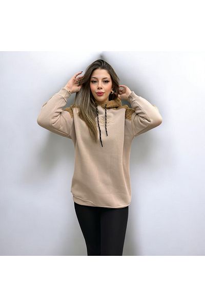 NEWCO SWEATSHIRT CU GLUGĂ CU 3 șuvițe