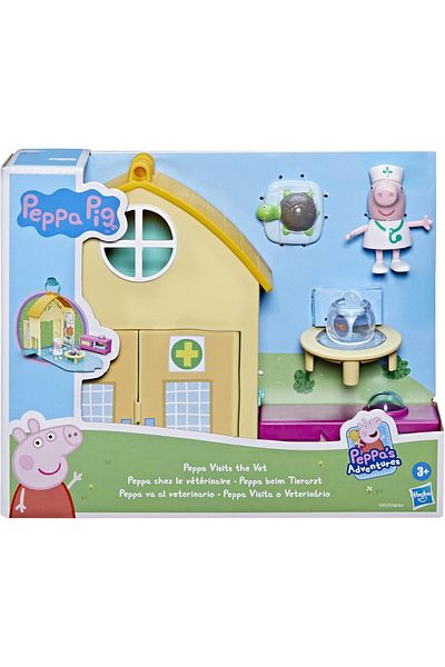 Hasbro Peppa Pig Peppa's Adventures Peppa Visits the Vet Fun Playset F3757/F2168