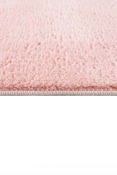 ALgorand Home Pembe Pudra Peluş Salon Halısı Yumuşak Kalın Oturma Odası Yatak Odası Halısı
