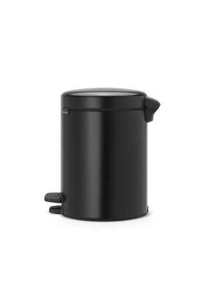 Brabantia Pedal Bin newIcon 5L Plastic Inner Bucket Matt Black