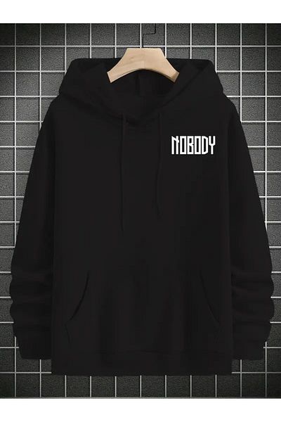 LAND MODA Unisex Trust Printed Hooded Sweatshirt