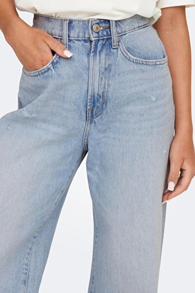 ONLY Dunam Jeans - Довгі штани з високою талією та можливістю подовження