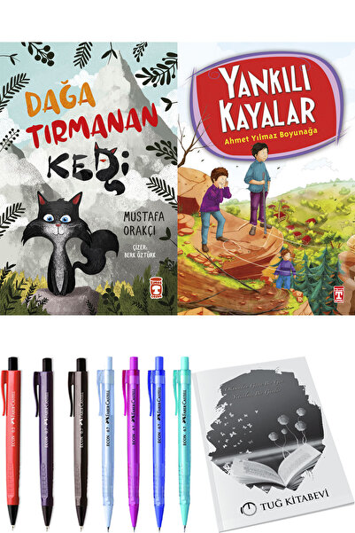 Timaş Çocuk Yankılı Kayalar ve Dağa Tırmanan Kedi 2li Set + Hediyeli