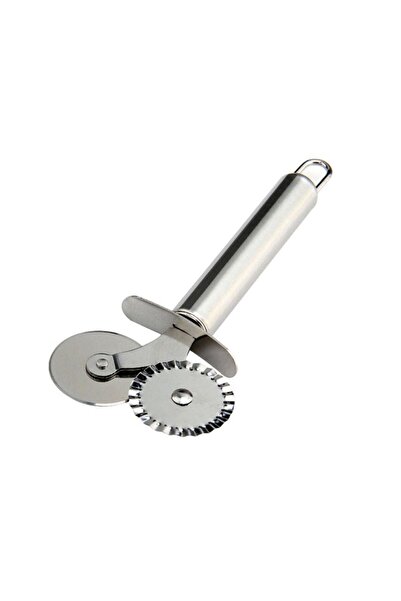 Snow Homs قطاعة عجين بيتزا من الفولاذ مكونة من قطعتين