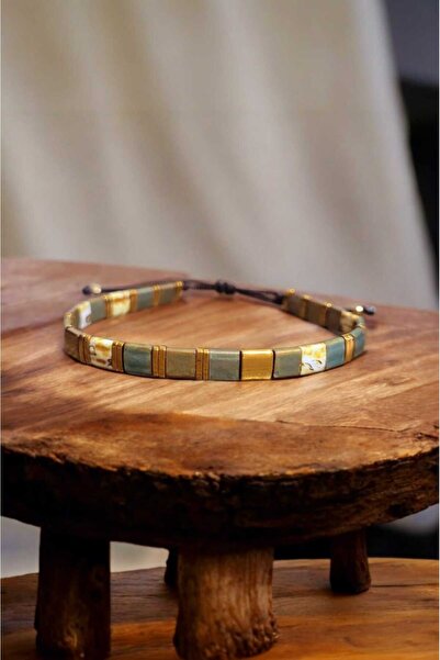 Atölye Tila Su Yeşili Unisex Bileklik