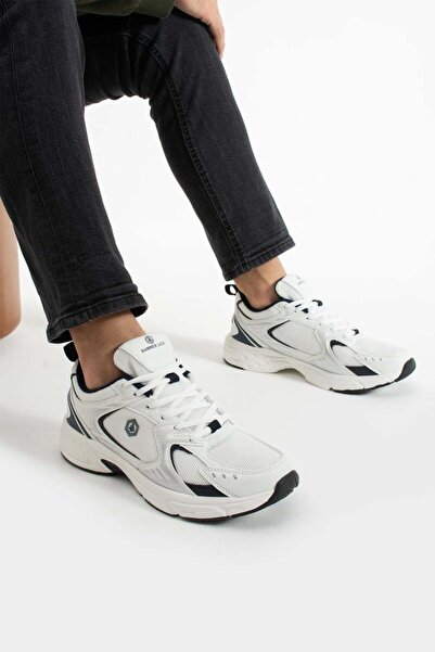 Hammer Jack Songa m White-Navy Blue Men's Casual Shoes 23144-m