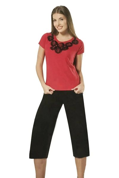 FantaziAtölyesi Hmd Women's Laseli Pearl Capri Suit 50016