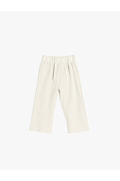 Koton Tie Waist Cotton Pocket Detailed Basic Trousers Look Sweatpants