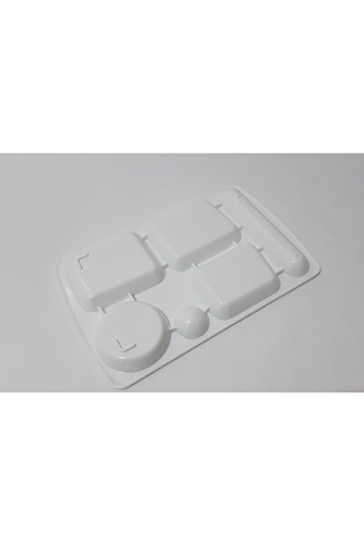 renkli çiçekler Patterned Melamine Tabildot Plate for Child Breakfast and Dinner Plate Dinner Tray for Kids