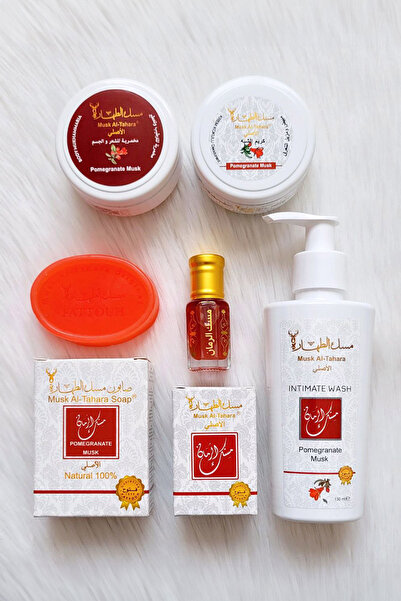 MUSK AL TAHARA صابون المنطقة الخاصة NAR - المسك + العناية الحميمة + كريم تبيي...