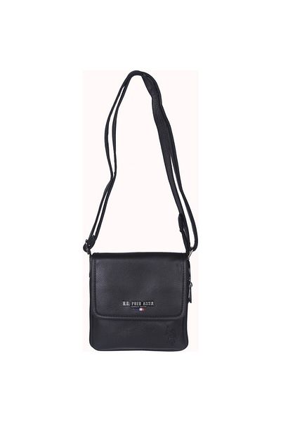 U.S. Polo Assn. Laptop și servietă neagră pentru bărbați 8681379483810