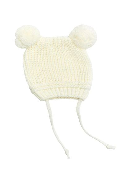 skycott Baby Girl Beanie Pompom Detail