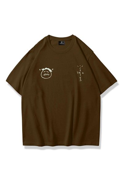 Trendiz Tricou maro unisex Cactus Jack - Mom Look