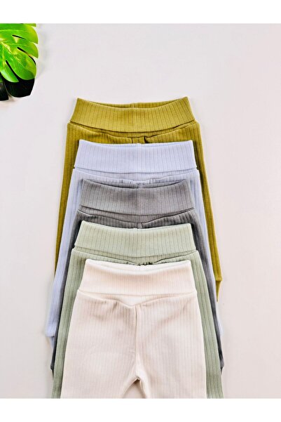EFU BABY 5'li %100 Pamuklu Raporlu Unisex Basic Bebek Pantolon