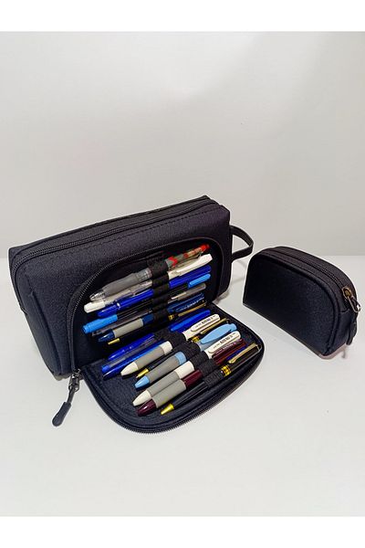 VoyagerBAG Luxury C C R Pen Holder, Set of Two with Coin Gift