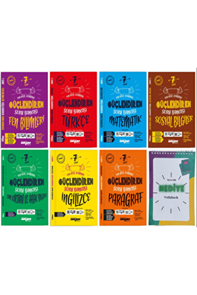 Ankara Yayıncılık 2024 Güncel 7. Sınıf Tüm Dersler Güçlendiren Soru Bankası Y...