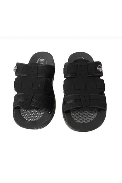 baytarzıN Men's Tank Slippers - Comfortable, Non-Slip, Black, Daily Use