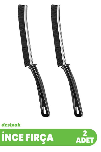 Destpak 2 Pcs Multi Fine Brush - Grouting Brush - Multipurpose Brush - Dip Corner Brush