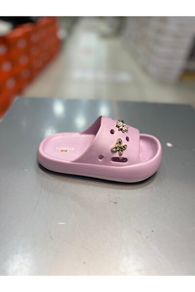 Akınal Bella Κοριτσίστικες πέτρινες παντόφλες ανοιχτή μπροστά